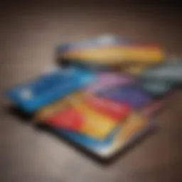 Visual representation of credit card debt statistics