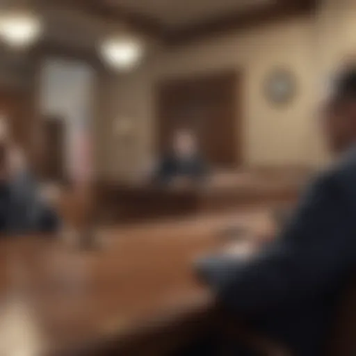 Illustration of Bankruptcy Courtroom