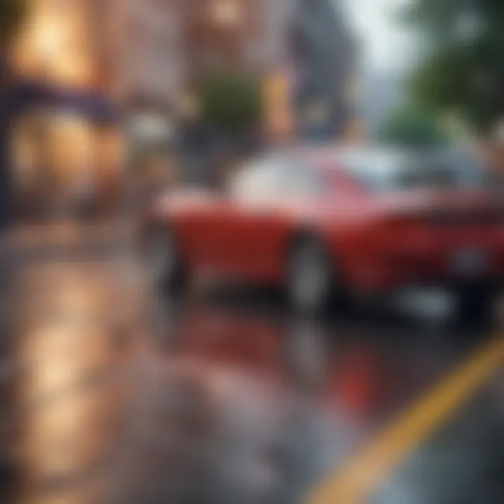 Illustration showcasing car insurance requirements