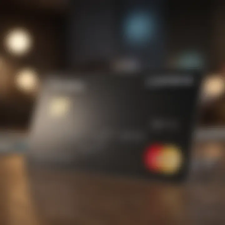 Sleek and modern Centra credit card showcasing premium benefits