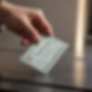 Effortless Check Deposit to Netspend Card Illustration depicting a check being deposited to a Netspend card