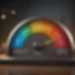 Credit score range illustration