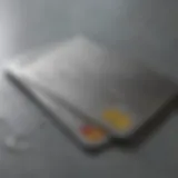 Visual comparison of Quicksilver and Platinum credit cards