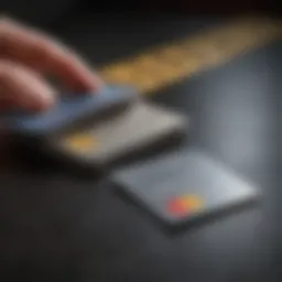 Illustration of credit card debt transfer process