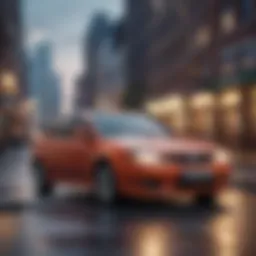 Illustration depicting the concept of non-owners car insurance protection