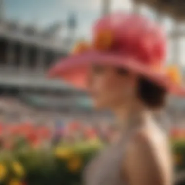 Celebration of the Kentucky Derby with vibrant decorations