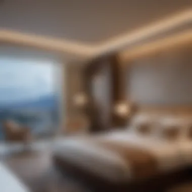 Luxurious Hilton Accommodation A luxurious Hilton hotel room showcasing comfort and elegance
