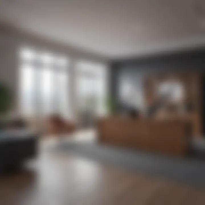 A modern office setting showcasing mortgage consultation