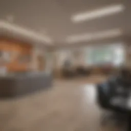 Interior view of Core Plus Credit Union showcasing welcoming environment