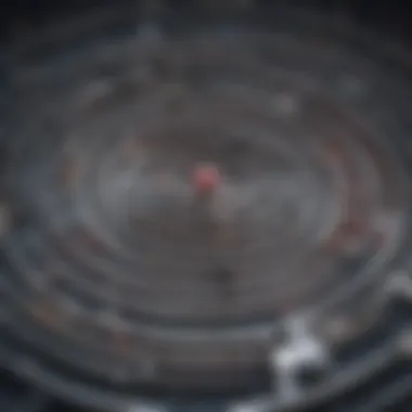 A maze symbolizing the credit card approval process