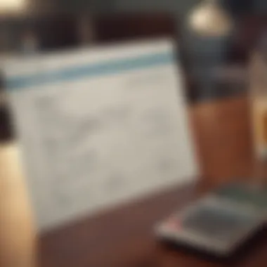 The Significance of Credit Checks in Screening Illustration showcasing the role of credit checks in background screening