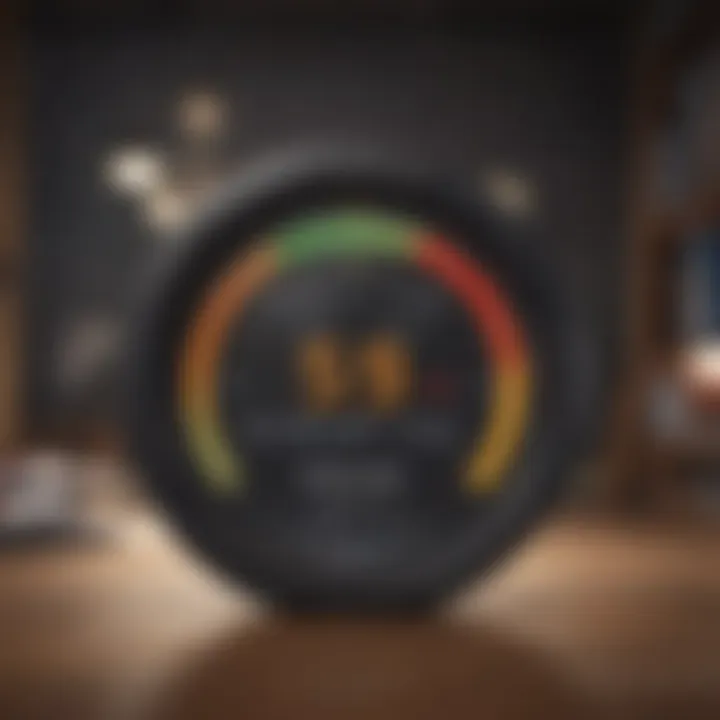 Illustration of Credit Score Improvement