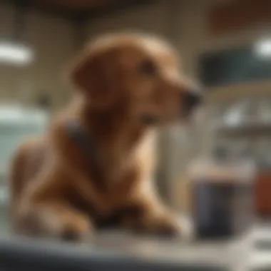 Veterinary Care for Dogs A dog receiving veterinary care, highlighting the importance of financial solutions for pet health.
