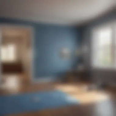 Blueprint of a Home Renovation Project A blueprint of a home renovation project