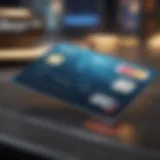 Futuristic mobile credit card design