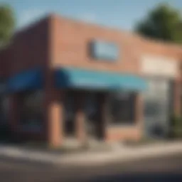 Local insurance office exterior showcasing community focus