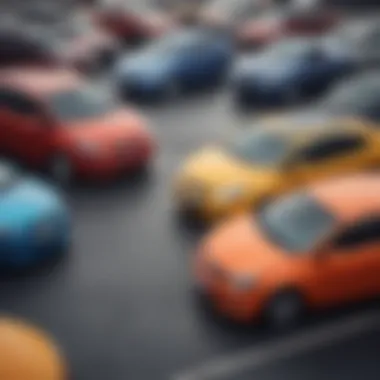 Diverse Car Insurance Policies for New Drivers Illustration showcasing a diverse range of car insurance policies for new drivers