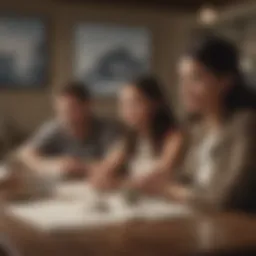 Illustration of various loan types available through USAA