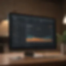 Online banking dashboard interface