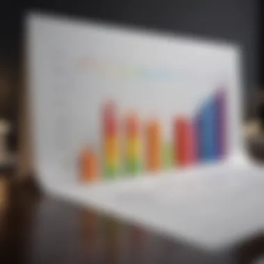 Visual concept of financial progress through a signature loan Abstract representation of financial growth chart