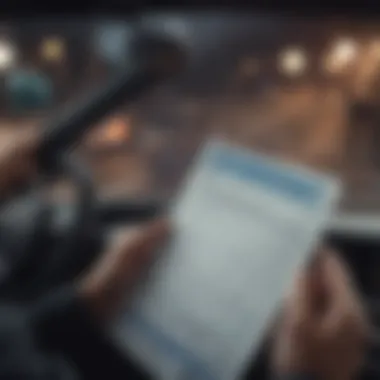 Online Access to Driving Record Illustration of a person accessing their driving record online