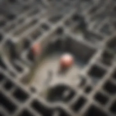 Navigating the Maze of Financial Decision-Making Conceptual illustration of a maze symbolizing decision-making in financial choices