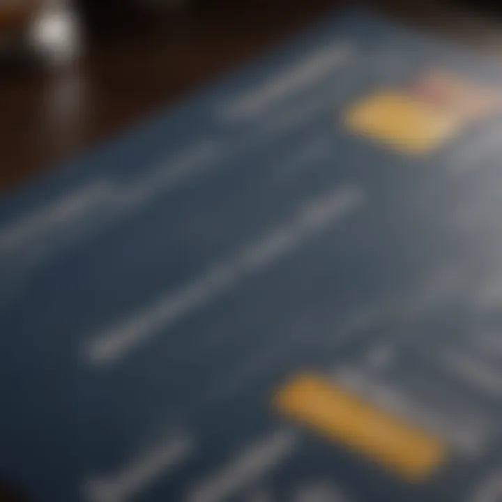 A checklist with items for credit card pre-approval documentation