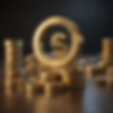 Unlocking Financial Growth Potential Golden Financial Growth Concept