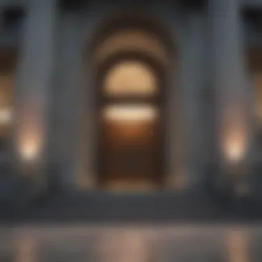 A government building signifying the source of public records.