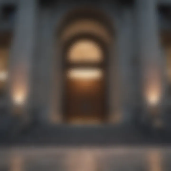 A government building signifying the source of public records.