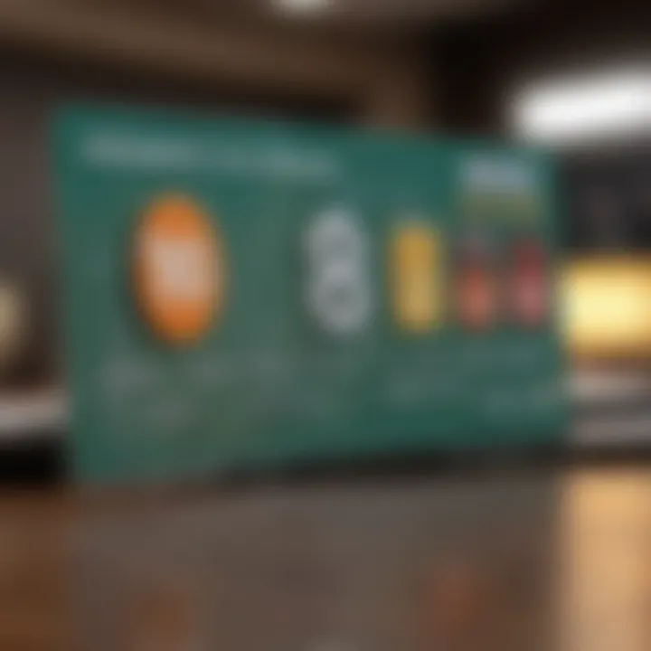 Visual guide for evaluating credit scores
