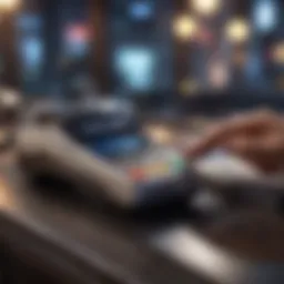 Illustration of a digital payment platform interface