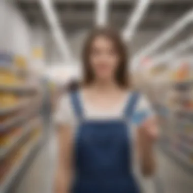 Retail Therapy with IKEA Credit Card Customer shopping at IKEA store with the credit card in hand