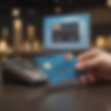 Illustration depicting approval process for credit cards with no deposit