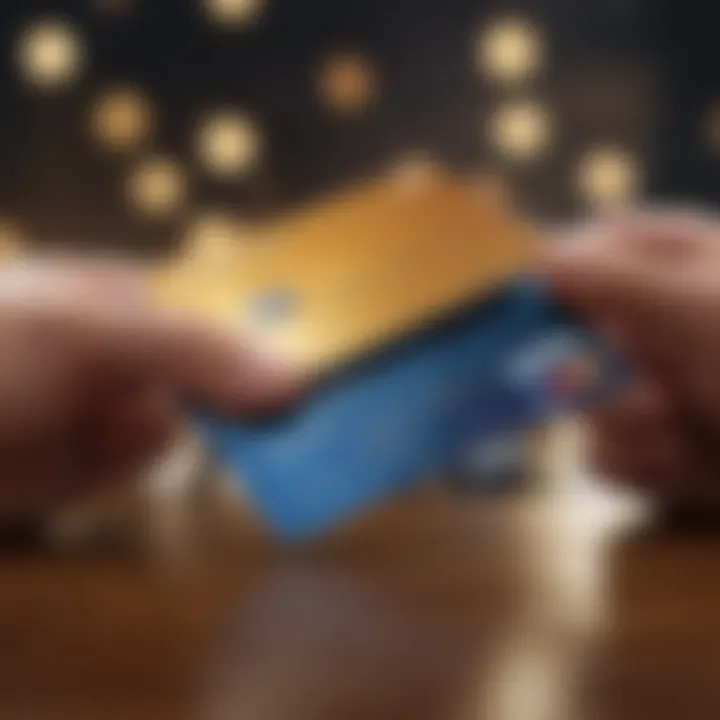 Illustration illustrating the concept of leveraging credit card benefits
