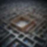 Illustration depicting a maze of credit card offers