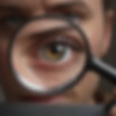 Insightful Lens: Understanding Accident Forgiveness Magnifying glass focusing on accident forgiveness clause