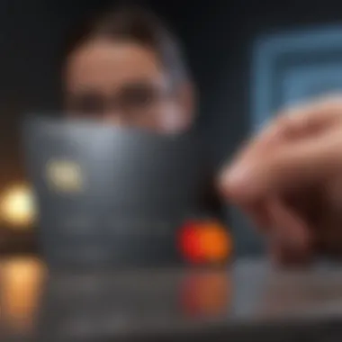Effective Credit Leveraging with MasterCard Illustration of a person leveraging credit effectively with a MasterCard