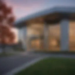 Sleek Exterior Design of Mid Hudson Valley Federal Credit Union Headquarters