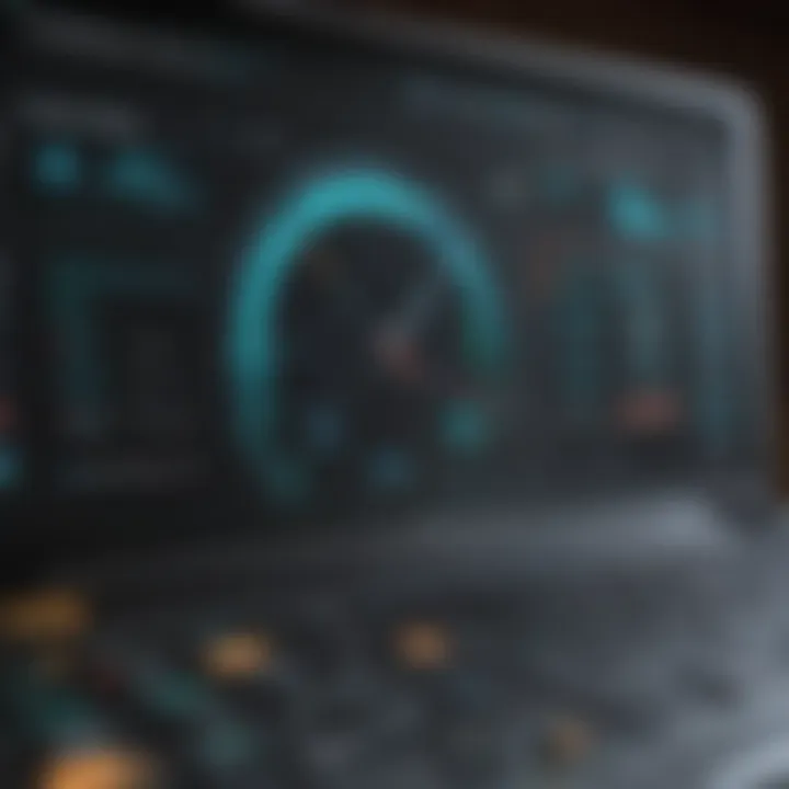 Illustration of financial management dashboard