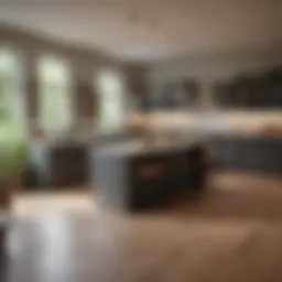 A stunning kitchen renovation showcasing modern design and functional space.