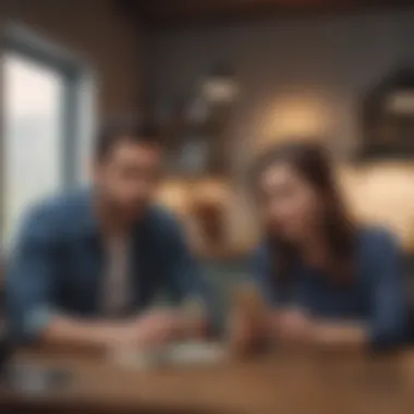 Financial Literacy Through Technology in Home Loans A conceptual image of financial literacy and technology in home loans