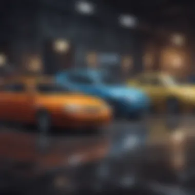Illustration depicting various types of car insurance coverage