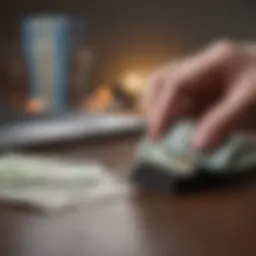 Digital representation of online check cashing