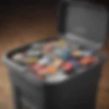 Credit Card Offers in Trash Bin