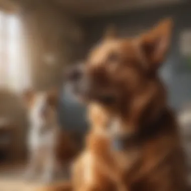 Peace of Mind for Pet Owners A happy dog with its owner, illustrating the peace of mind that comes with financial support for pet health.