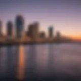 Elegant Pensacola Skyline at Dusk