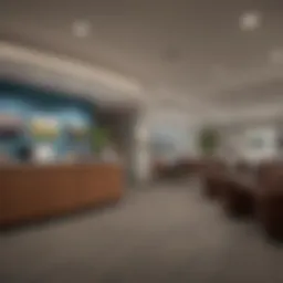Elegant interior of Delta Community Credit Union