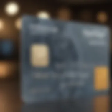 Pet Healthcare Credit Card A close-up shot of a credit card specifically designed for pet healthcare expenses.
