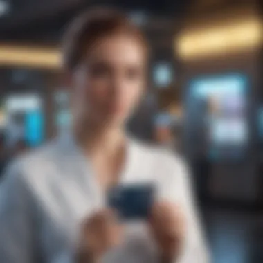 Futuristic Financial Companion Innovative technology integrated prepaid card